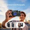 Aluminum Split Handle Grip For Action Cameras Detachable Metal Mounting Kit Enhances Stability For Outdoor Photography
