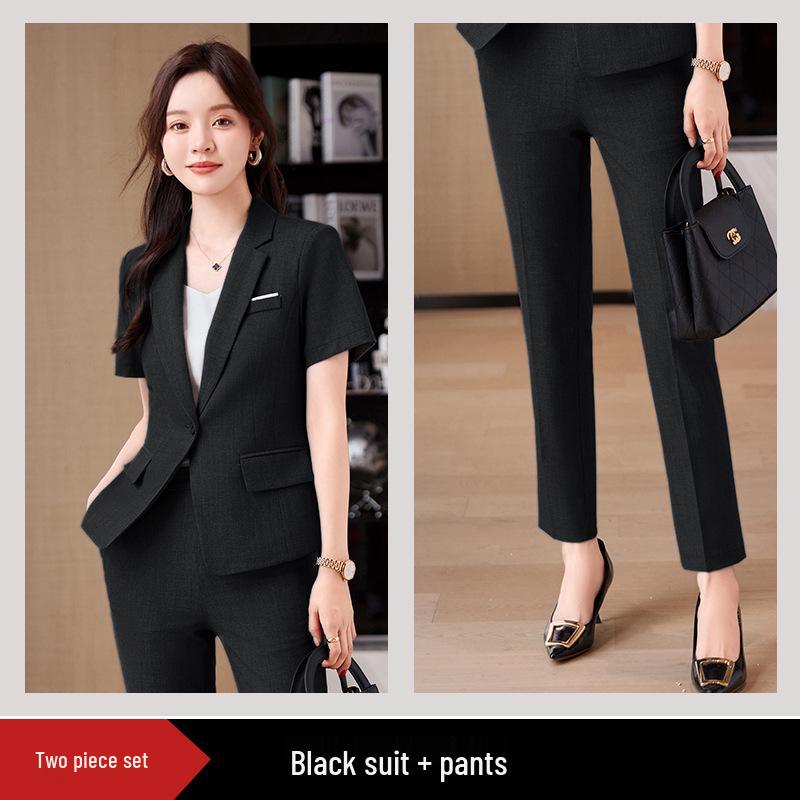 Women's Professional Suit Set: Formal Workwear for Interviews and Business Settings