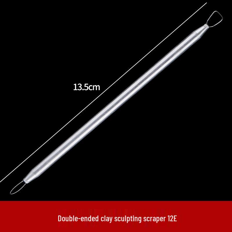 12-Piece Stainless Steel Clay Sculpting and Trimming Tool Set