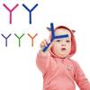 Teether, Finger Teether, Y-shaped Teether, for 0-year-old Newborns, Natural Rubber, with Storage Box, Popular In Europe and America, Pink, Cute, for
