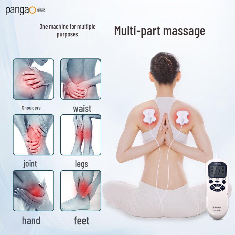 PANGAO Portable Low-Frequency Pulse Massager CN Plug (adapter Included)