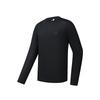 FILA Fitness Crew Neck Solid Color Comfortable Casual Long Sleeve T-Shirt Men Tops A51M631205FBK