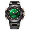 FOXBOX Fashion Luminous Men's Watch Military Sports Quartz Dual Waterproof Date Week Luxury Mens Wristwatch Reloj Hommes