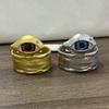Bracelet Manchette Métal Vintage Yeux Bleus Personnalisé Pour Femmes Bijoux Mode Bangles Main Ouverte Exagérés Accessoires Cadeaux