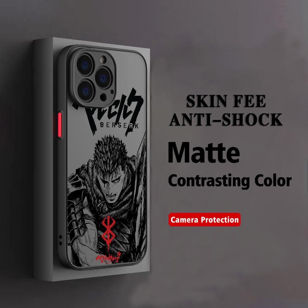 Hot Anime B-BerserkS Cool Phone Case For Xiaomi Redmi Note 14 13 12 11 11S 10 9T 8 7 Pro Plus 4G 5G Matte Clear Back Cover