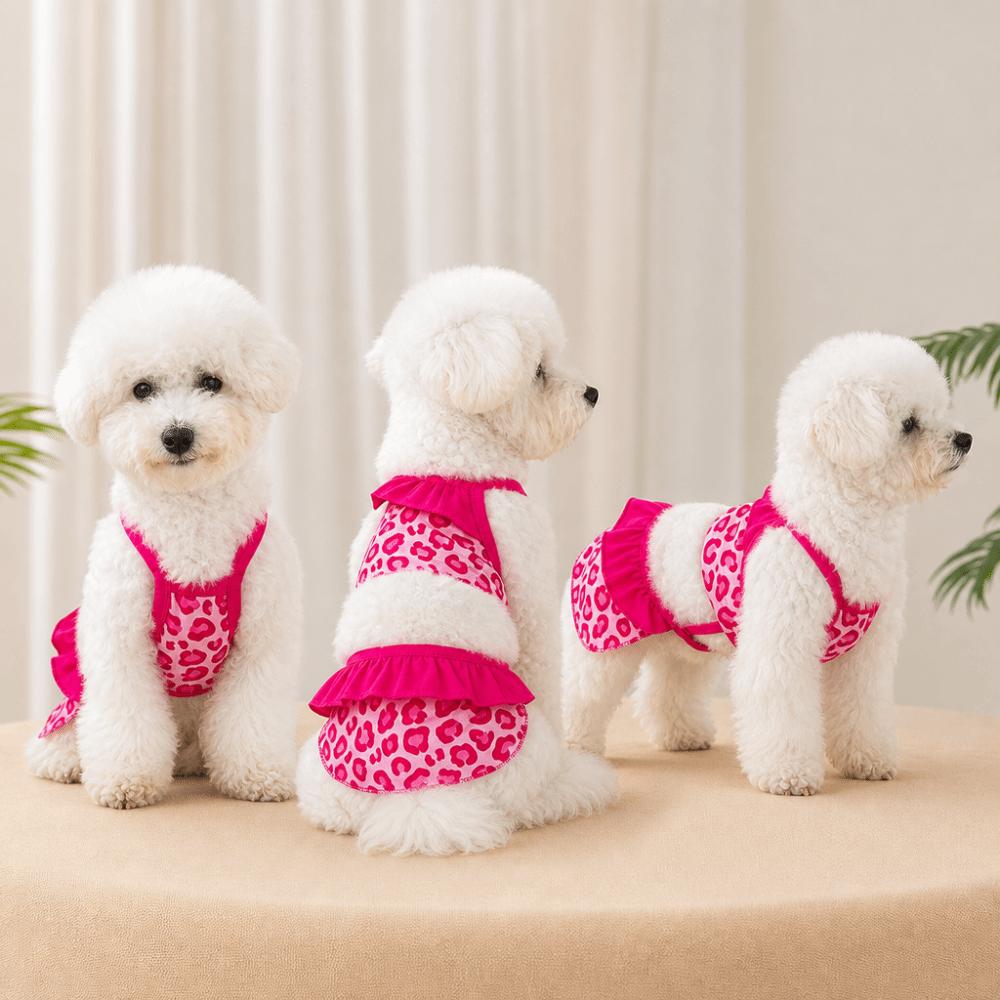 Anti-shedding Dog Bikini Skirt Thin Pet Slip Dress Cute Cat Dog Swimsuit Vest  Cat Dog Clothing