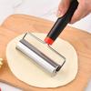Mattarello in acciaio inossidabile, rullo per pasta a doppia estremità per pasticceria, pizza, pasticceria, gnocchi e altro ancora
