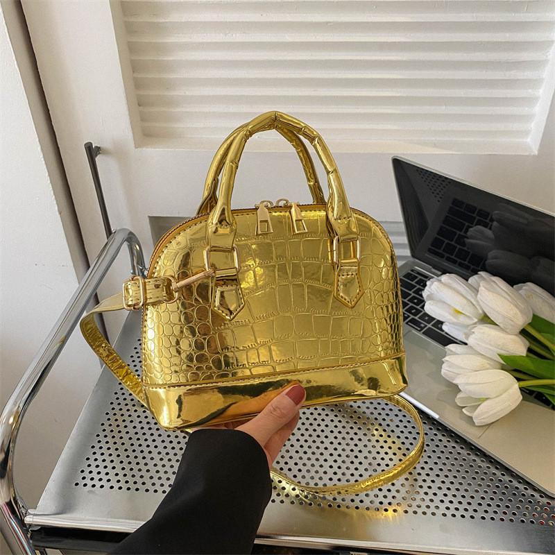 Elegant 2023 Fashion Small Shell Bag Minimalist Pu Crossbody Handbag For Women