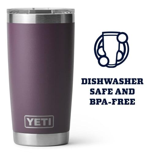 YETI Rambler 20oz Tumbler, Stainless Steel, Vacuum Insulated, with MagSlider Lid (Nordic Purple)