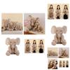 Adorable Plush Elephant Pillow Toy For Children Realistic Elephant Stuffed Animal