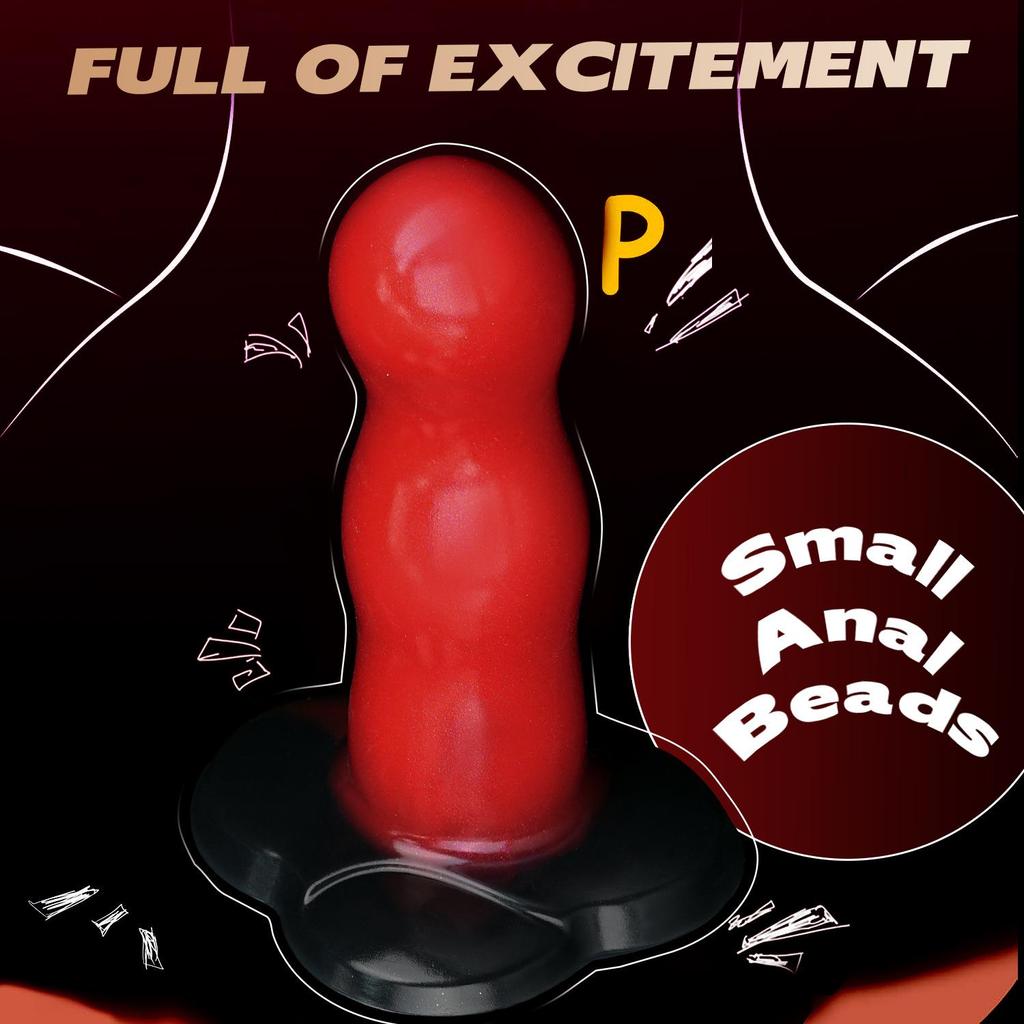 Women's Silicone Irregular Gourd Dildo and Butt Plug