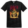 Skull Fire Graphic T Shirt Heavy Metal Design for Concert Lovers Tee