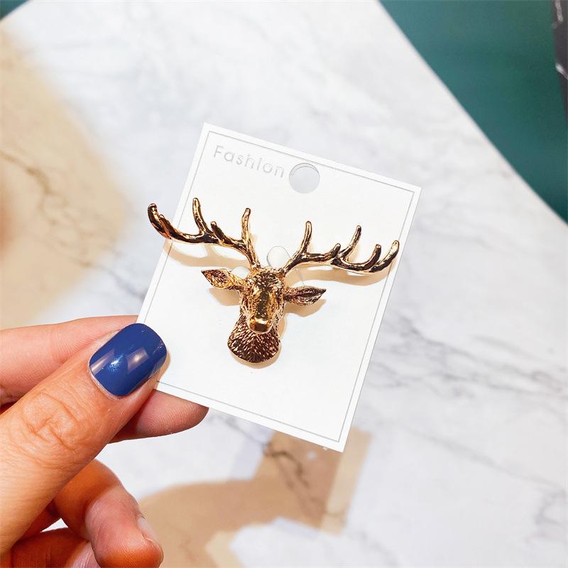 Yimu Alloy Christmas Brooch - Santa Claus & Tree Ornament Corsage
