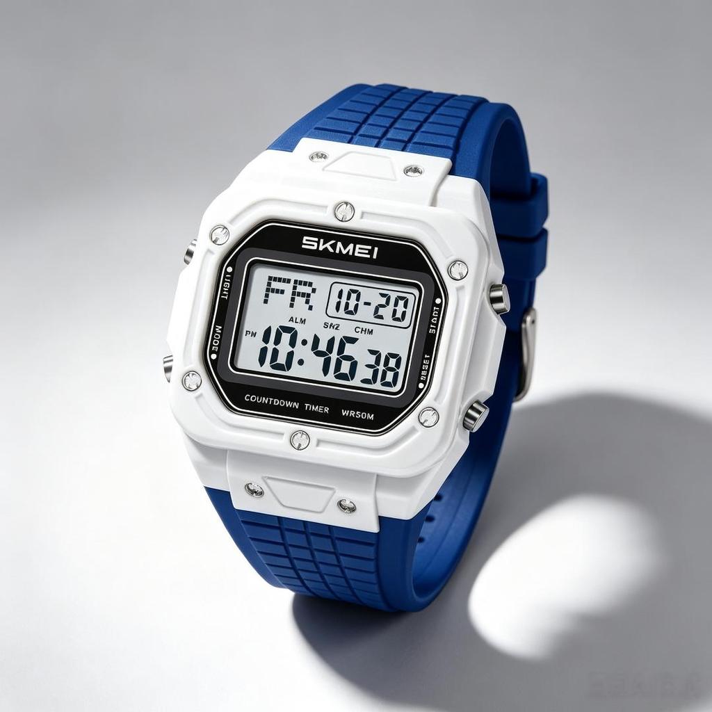 Unisex Digital Watch SKMEI Transparent Square School 2683