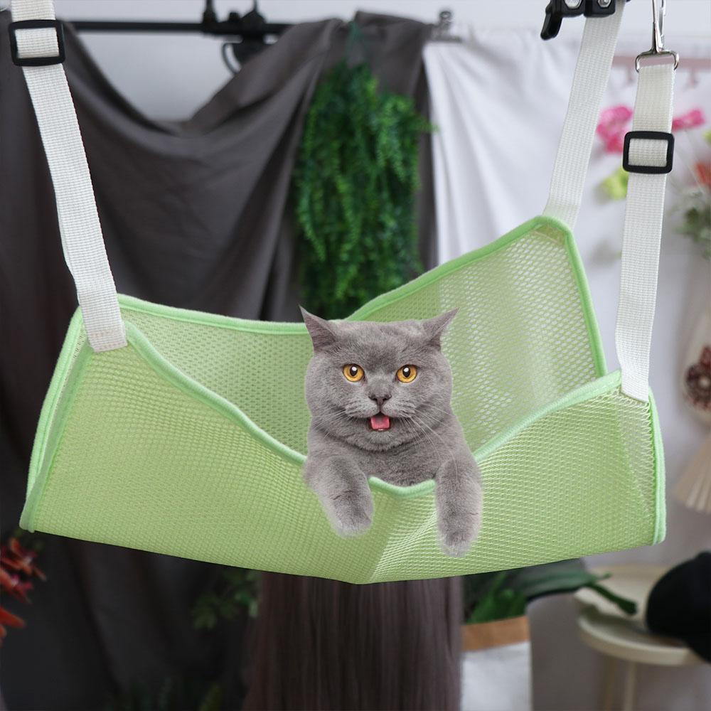 Durable Cats Mesh Hammock Soft Pet Cage Hammock Cats Accessories Cats Hanging Sleeping Bed Balcony