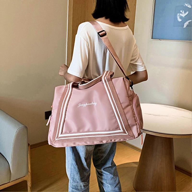 Waterproof Luggage Bag Large Capacity Folding Dry Wet Separation Fitness Bag Household Supplies
