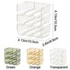 Plastic Three-Layer Lipstick Storage Box Stackable Transparent Lipstick Display Stand Space Saving Lipstick Makeup Organizer