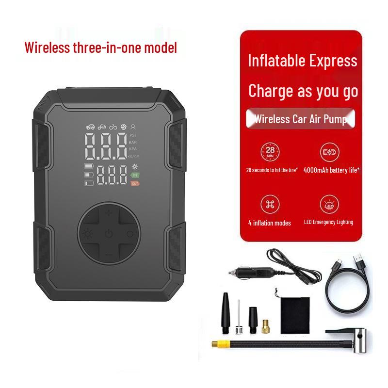 

Портативный многофункциональный автомобильный и домашний воздушный насос