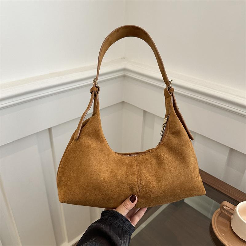 

Underarm bag female niche design French retro messenger shoulder bag 2025 autumn and winter new versatile dumpling bag