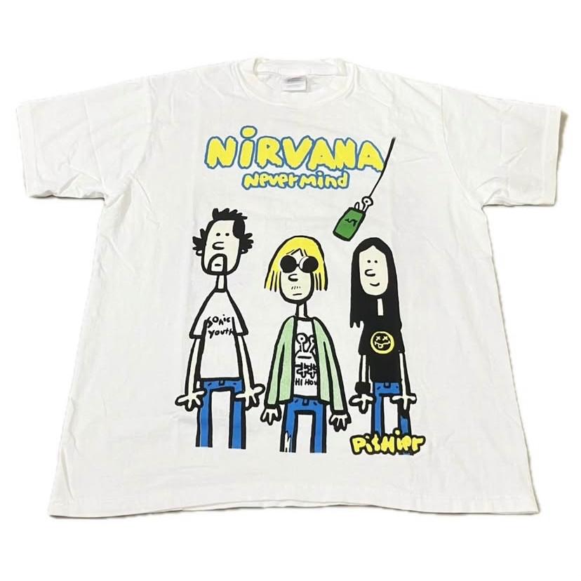 

Vintage NIRVANA Nevermind Cartoon Crayola Single stitch Shirt T-Shirt REPRINT 3XL