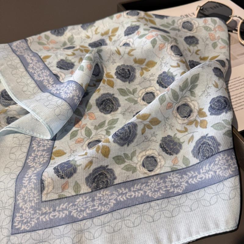 Women S Floral Print Square Scarf Fashion Head Wrap For Southeast Asia