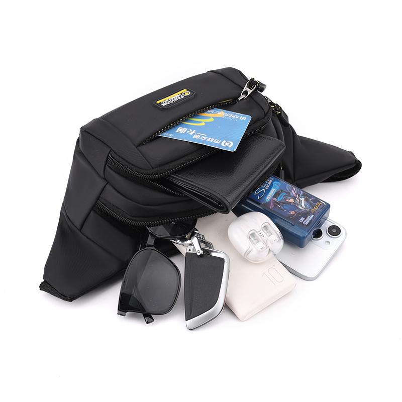 Multifunctional Waist Bag Men's Running Mobile Phone Bag Sports Waterproof Multi-Layer Chest Bag