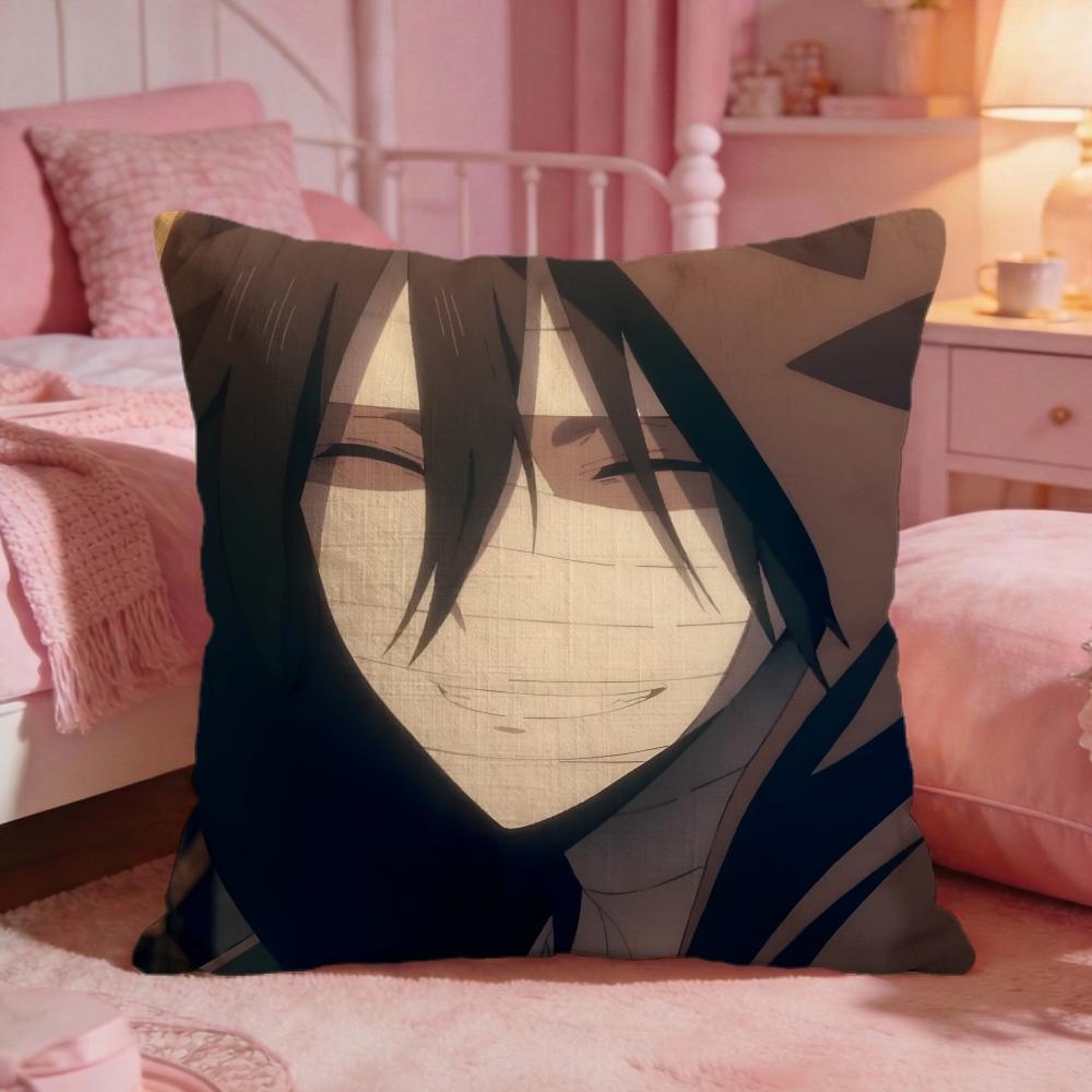 Angels Of DDeaths Anime Cushion Cover Premium Comfort Reversible Pillow Cove Two In One Design For Any Room  Car Interior