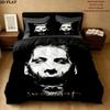 Rammstein Bedding Quilt Set Quilt Cover Pillowcase Home Decoration Birthday Gift (1 * duvet cover + 2 * pillowcase, without core)
