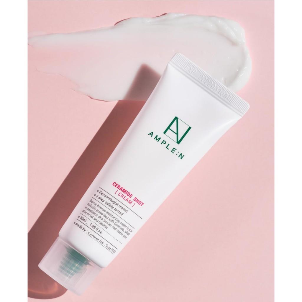 AMPLE:N Ceramide Shot Cream, 50mL | Hydrating Moisturizer Unscented