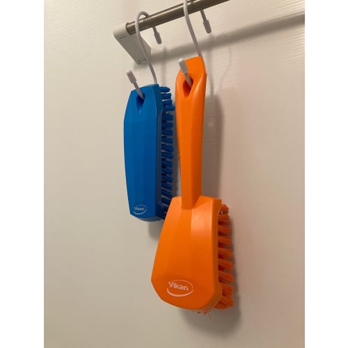 Kyowa Clean Kitchen Brush, Yellow, Medium Size, Vikan Hand Brush, Soft Type, 3587