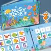 Montessori Boy Girls Busy Book My First Quiet Book Paste Animal Farm Digital Ocean Early Learning Educational Toys Matching Game