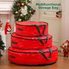 Dustproof Christmas Wreath Storage Bag Large Capacity Xmas Sundries Organizer  Christmas Supplies