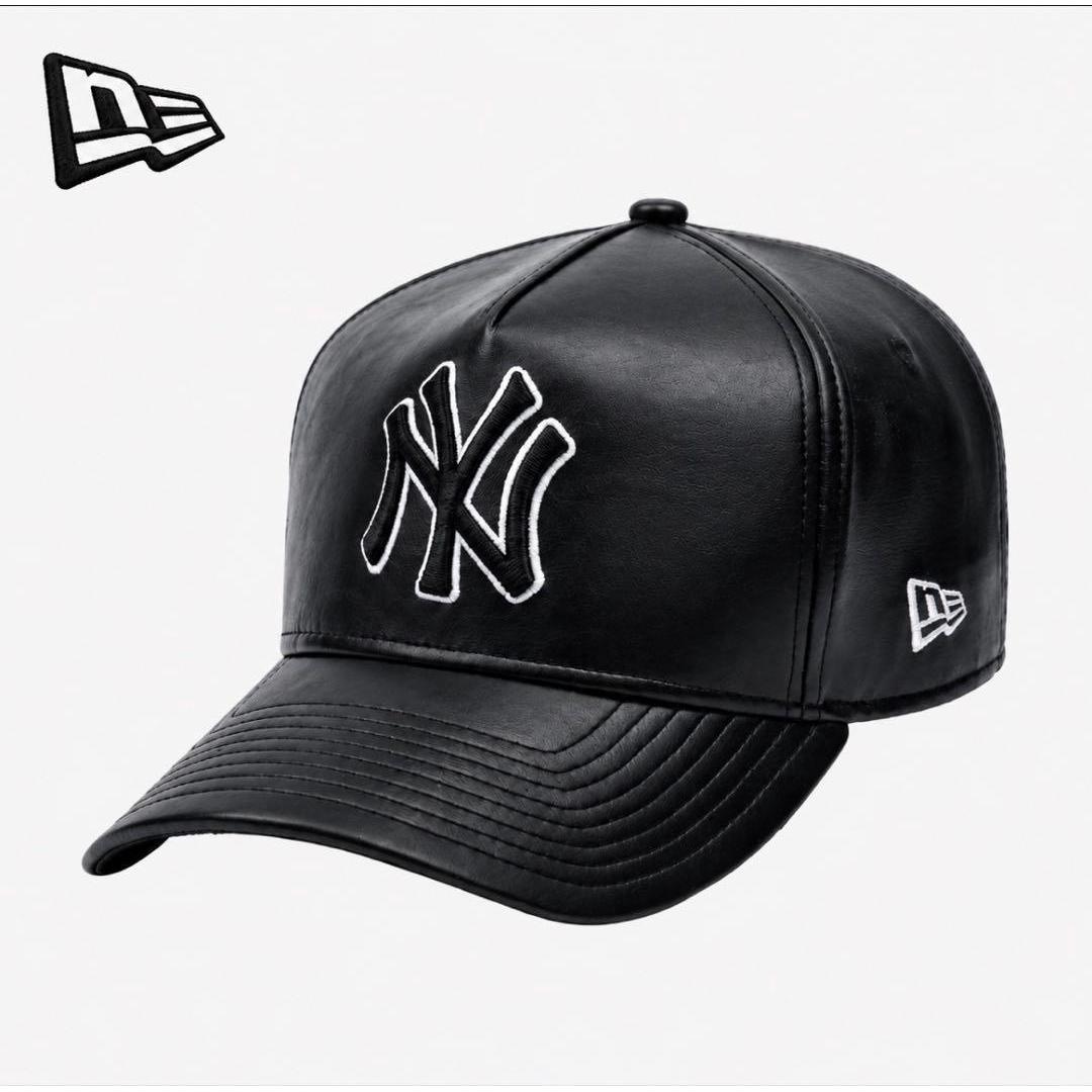 Used New Era MLB New York Yankees Leather A-Frame Ball Cap