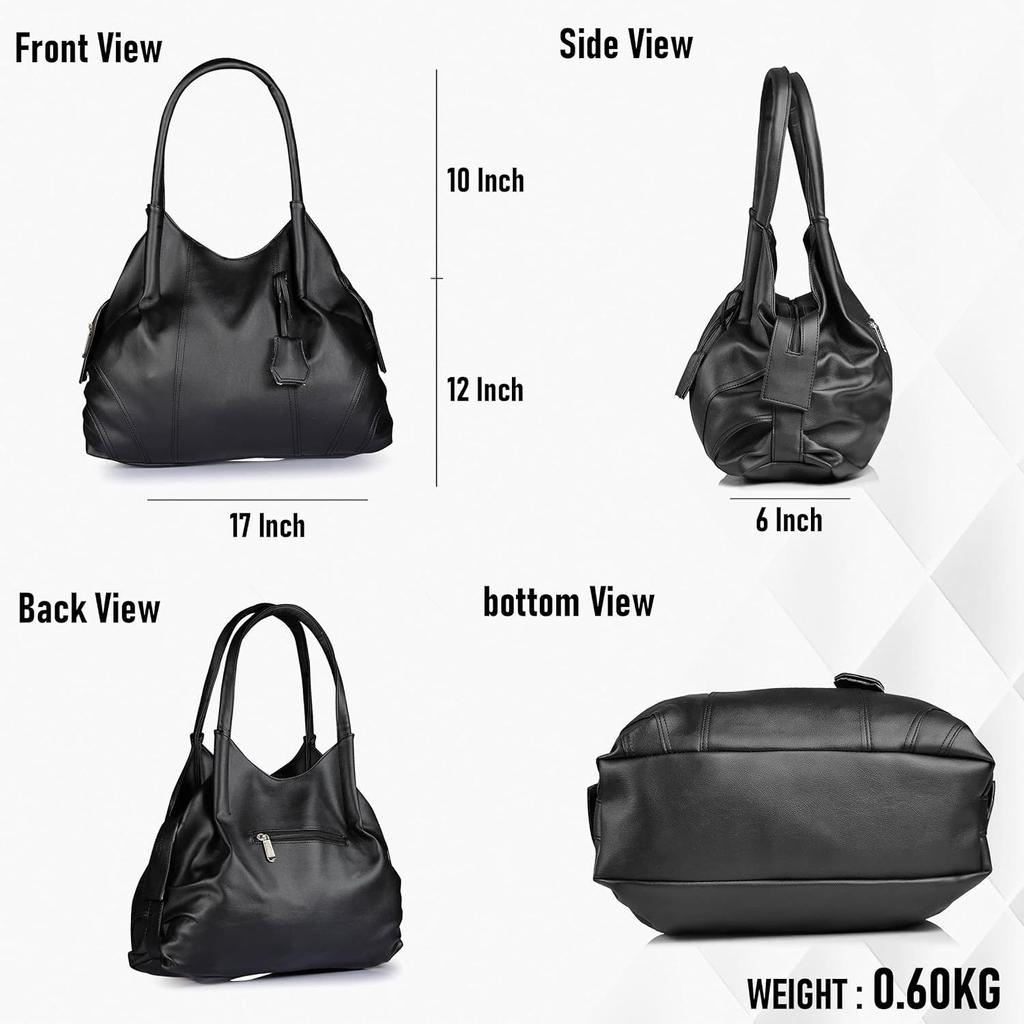 Women's Style Diva Faux Leather Handbag (Large)