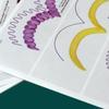 23 Sheet Cake Decorating Practice Board Different Patterns Sugarcraft Templates Icing Drawing Paper for Professional Bakers