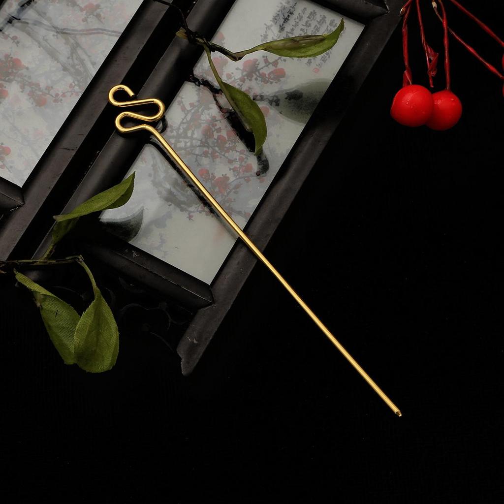 Metal Hairpin Base DIY Material for Crafting Hair Jewelry Accessories