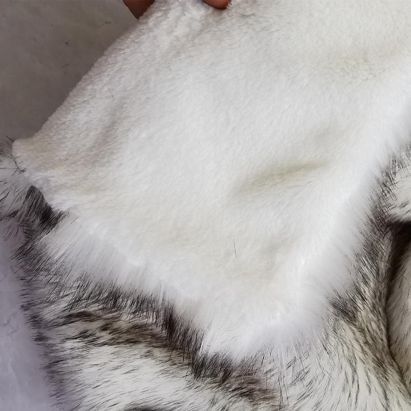 Luxuriöse Kunstfelldecke aus Fuchsfell – Hochwertige, weiche und flauschige Überwürfe aus Kunstfell für Sofa und Auto – Dicke, kuschelige und warme Winterdecke