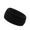 Womens Thermal Ribbed Thick Fleece Lined Winter Headband Wrap Ear Warmer