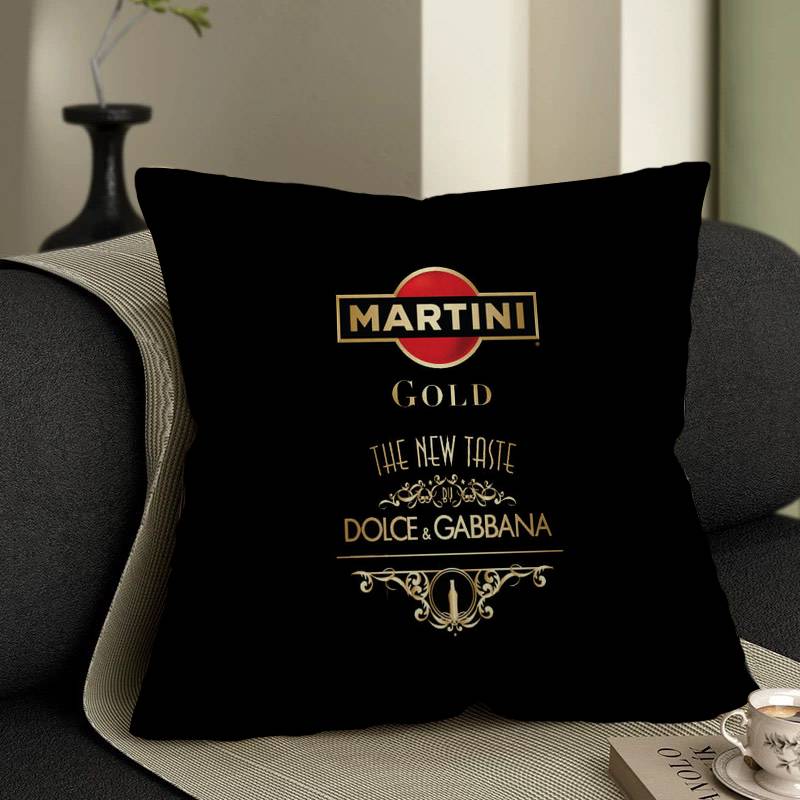 Classic Cocktail MMartini Racing Pillow Covers Cartoon Sofa Decorative Home Doublesided Printing Short Plush Cute Cushion