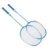 Badminton Set Iron Alloy Incrsed Ar Shock Absorption Lightweight Badminton Racket Set for Beginner Children Adults