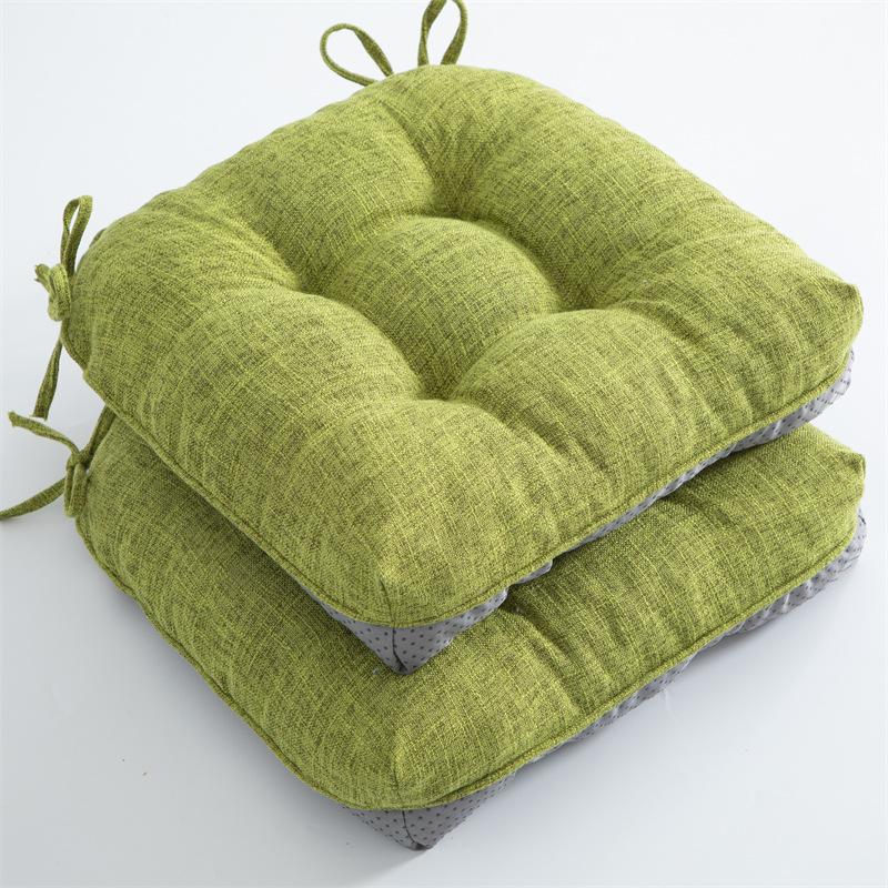 2 шт./комплект 40x40 см Подушки на сиденье для патио-стульев Коричневые Подушки на сиденье для дома с завязками и нескользящей основой Подушки на сиденье для садовых стульев 40x40cm