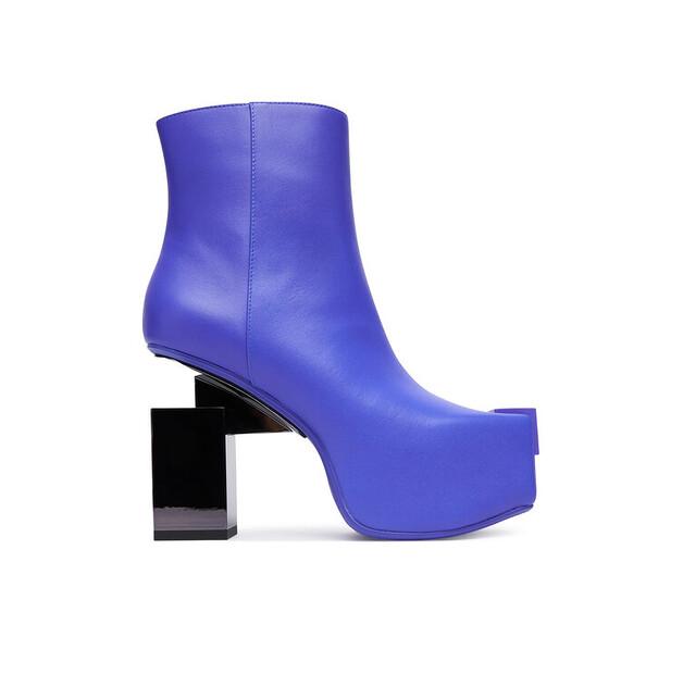 Ботильоны United Nude Cubist 1094392016 синего цвета