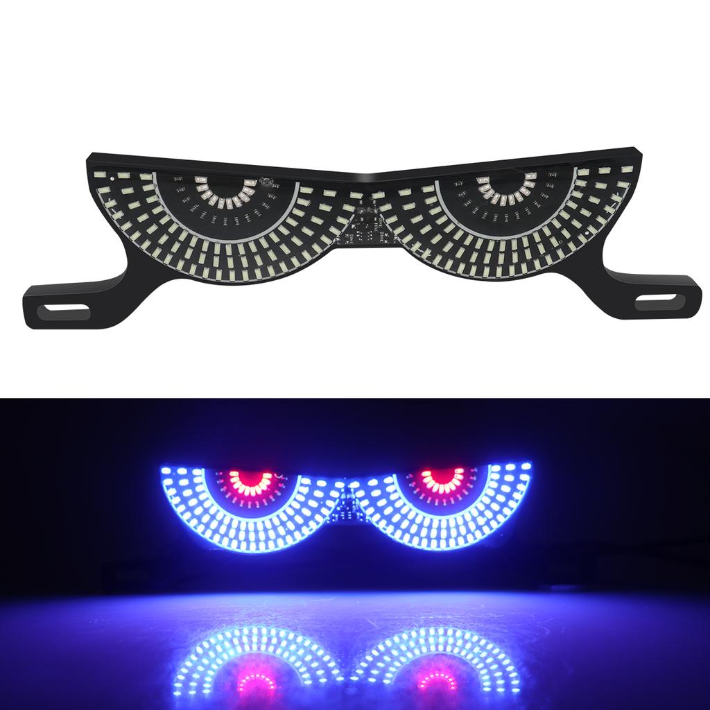 Motorcycle LED Lights Devil Eye Cat Eye Dynamic Tail Light Car Tail Decorative Lamp Strobe Eagle Eye Lamp Exterior Accessories