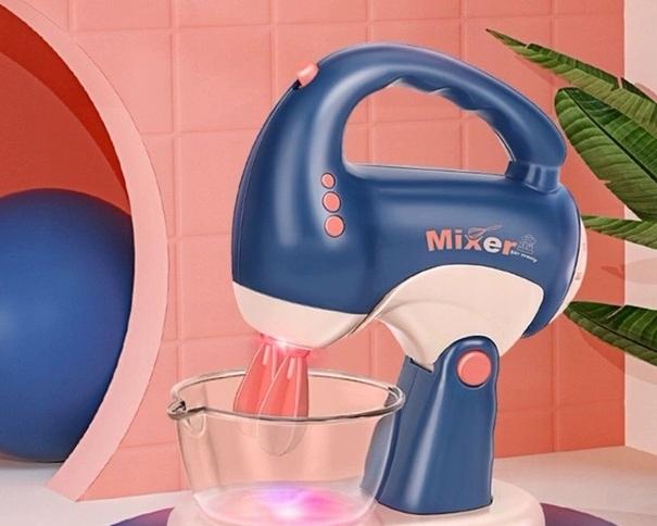 Mixer Kitchen Robot For Children Household Appliances Light 6Ce