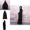 Halloween Cloak Cosplay Grim Reaper Vampire Witch Wizard Robe Party Adult Children Black Cloak Cape