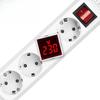 Digital Voltmeter 220V Mini Voltage Meter LED Digital Display Voltmeter Indicator Light EU Plug Volt Tester Detector Pilot Lamp