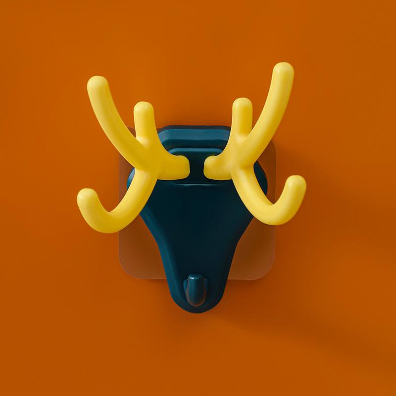 Multifunctional Antler Adhesive Hook: Creative Wall-Mounted Decor for Living Room, Bedroom, Coats & Hats