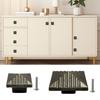 Heavy Duty Zinc Drawer Pulls with Retro Square Design Easy Installation Cupboard Handles for Furniture Hardware