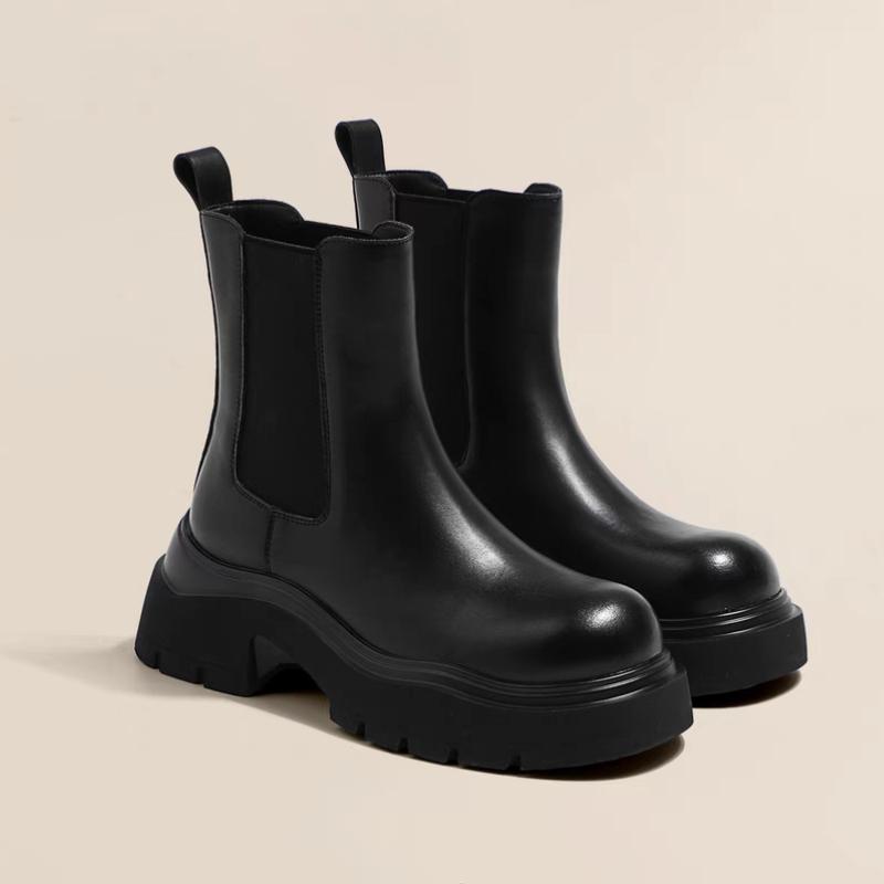 

Мода Женские Балетки Платформа Ботильоны Тренд Новая Модная Обувь 2025 Зимние Сапоги Рыцаря Повседневные Женские Кроссовки Бренд Кожаные Боты 40 чёрный