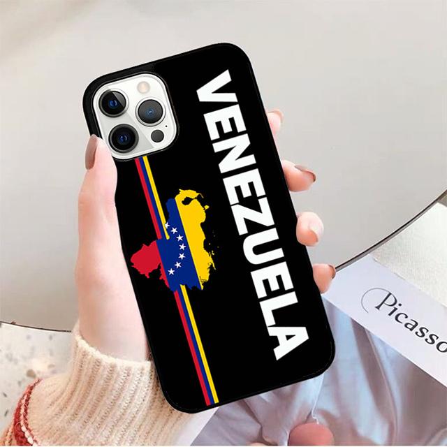 Venezuela Flag Coat Of Arms Phone Case for iPhone 17 Air 16 16e 15 Plus for Apple 13 11 12 14 Pro Max Cover Coque Fundas
